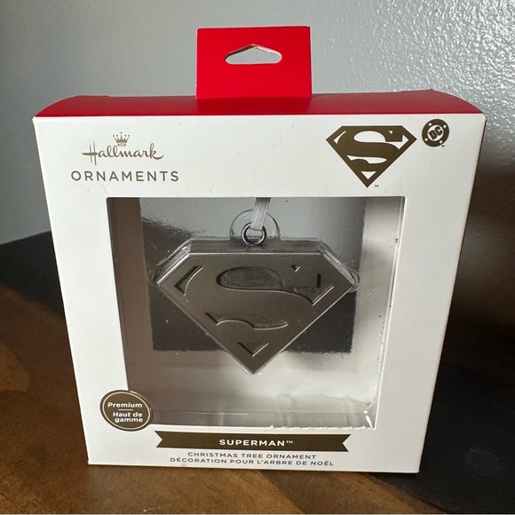 Hallmark Other - Hallmark Superman DC Comics Premium Metal Christmas Tree Ornament